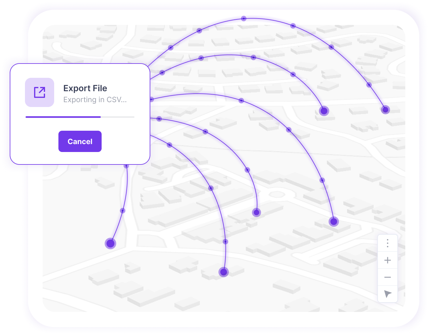 CSV file being generated from property records