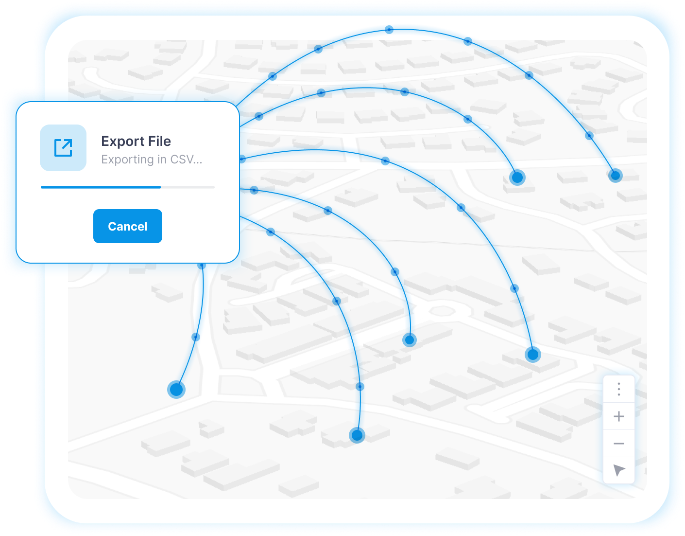 CSV file being generated from search results